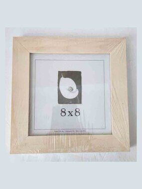 Frames USA Solid Wood Photo Frame For 8" X 8" Photo Picture Freestanding